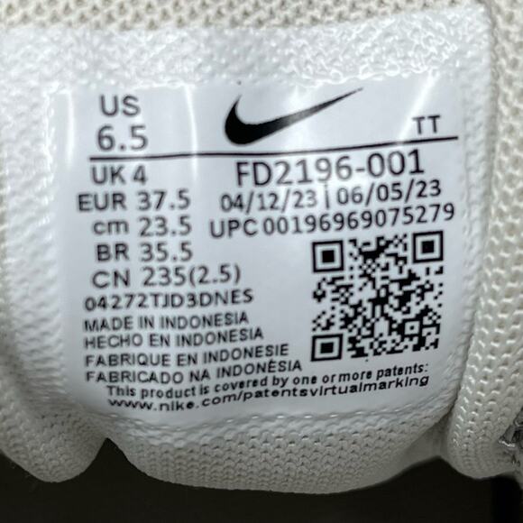 Nike Waffle Retro Low Women Casual Running Shoes Gray FD2196-001 Size 6.5 - Picture 6 of 8